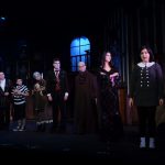 Connor Marsh, CJ Rabine, Colette Huber, Johnathon Michel, Nicholas Asaro, Isabelle Pickering and Eevie Perez in The Addams Family