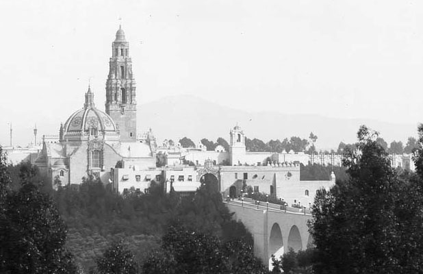 Balboa Park , in about 1945