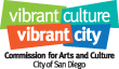 City of San Diego Commission for Arts and Culture logo
