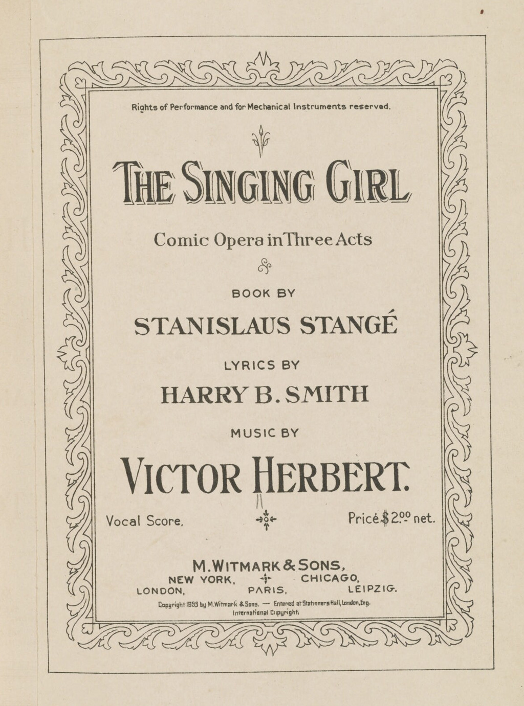 The Singing Girl