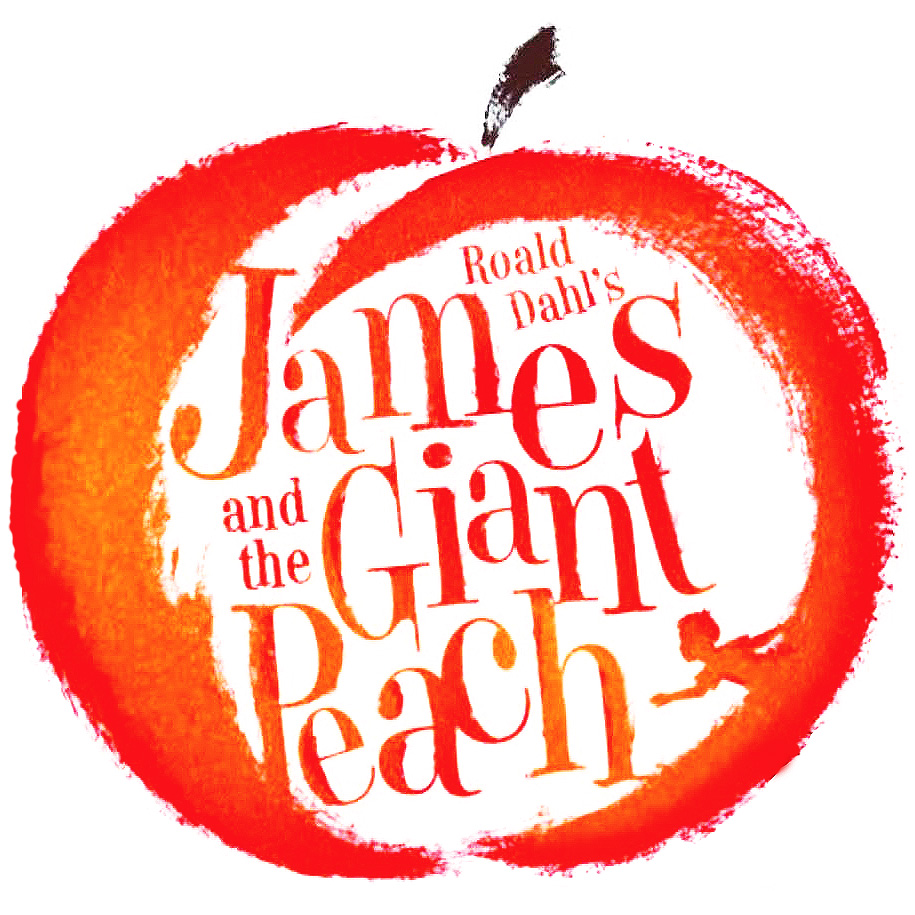 Roald Dahl's james and the Giant Peach logo 2021