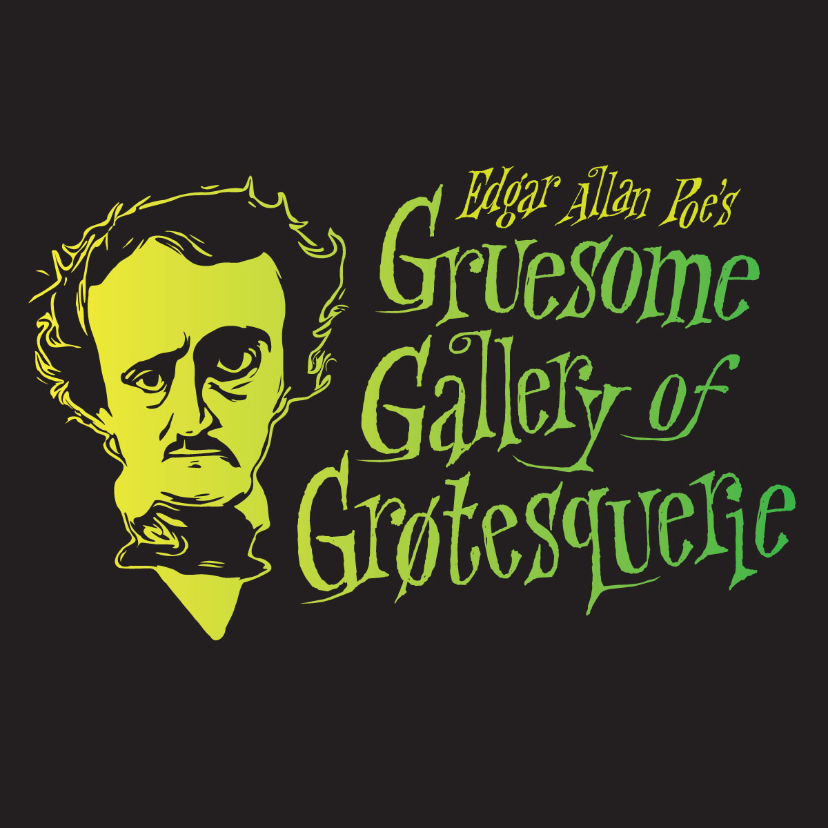 Edgar Allan Poe's Guesome Gallery logo-