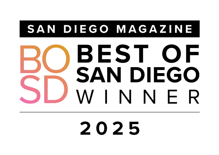 San Diego Magazine Best of San Diego Winner 2025